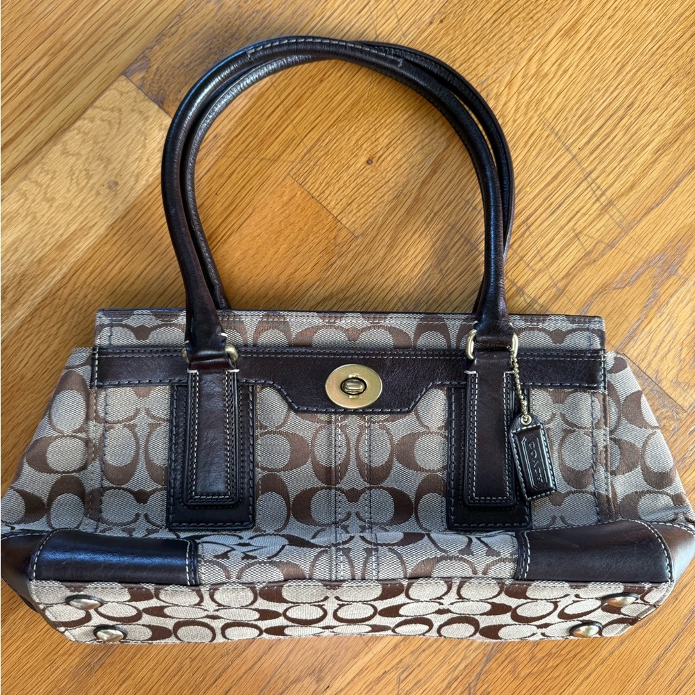 Coach Monogram Shoulder Bag